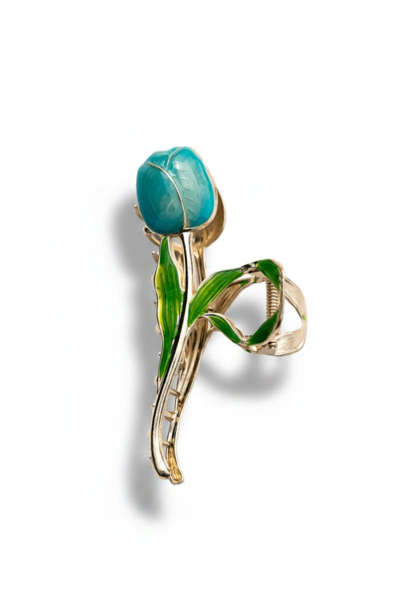 Haarclip Tulp Blauw